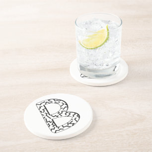 Jagdmuster B Sandstein Untersetzer