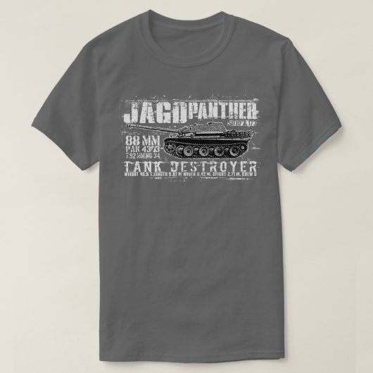 Jagdpanther 1 T-Shirt (Design vorne)