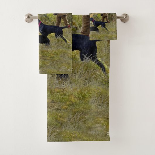 Jagdpartridge Badhandtuch Set (Insitu)