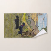 Jagdpartridge Badhandtuch Set (Handtuch)