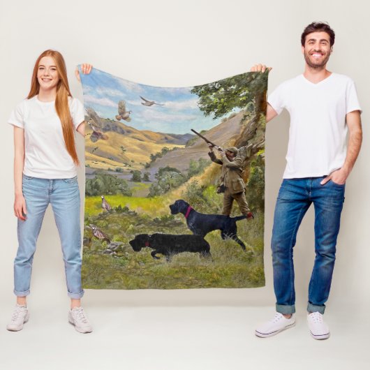 Jagdpartridge Fleecedecke (Beispiel)