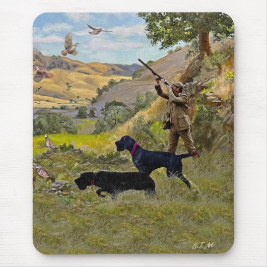 Jagdpartridge Mousepad (Vorne)