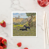 Jagdpartridge Serviette (Beispiel)