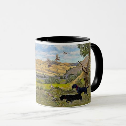 Jagdpartridge Tasse (VorderseiteRechts)