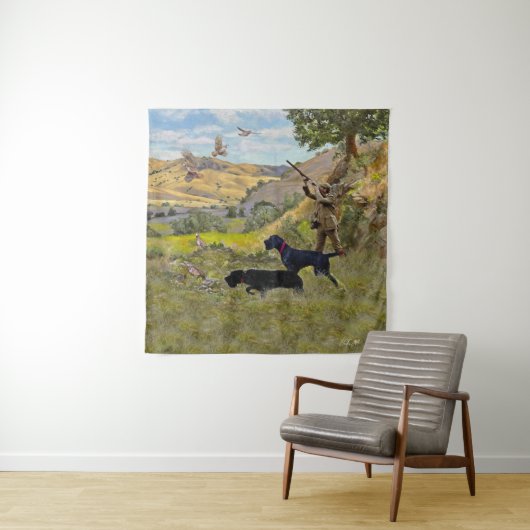 Jagdpartridge Wandteppich (Beispiel)