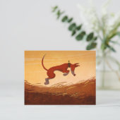Jagdpodi Postkarte (Stehend Vorderseite)
