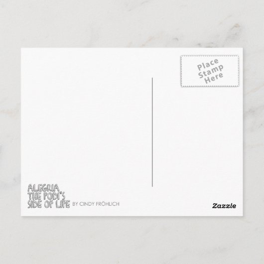 Jagdpodi Postkarte (Rückseite)