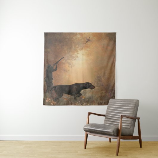 Jagdposter Wandteppich (Beispiel)