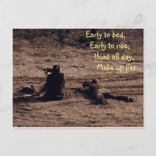 Jagdpostkarte Postkarte (Vorderseite)