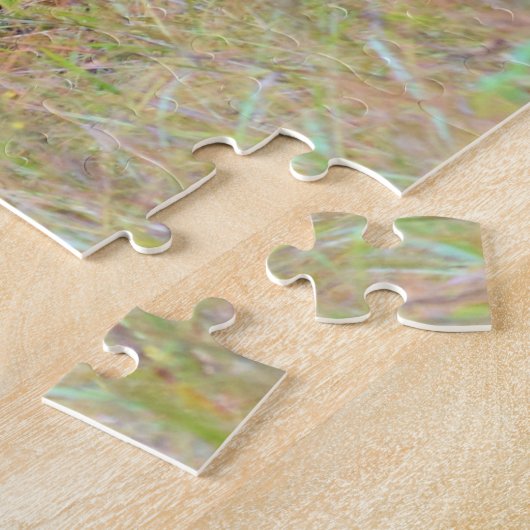 Jagdsaison - BullElch - 16x20 Zoll Puzzle (Seite)