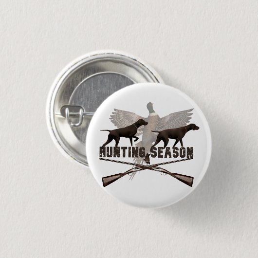 Jagdsaison Button (Vorne & Hinten)