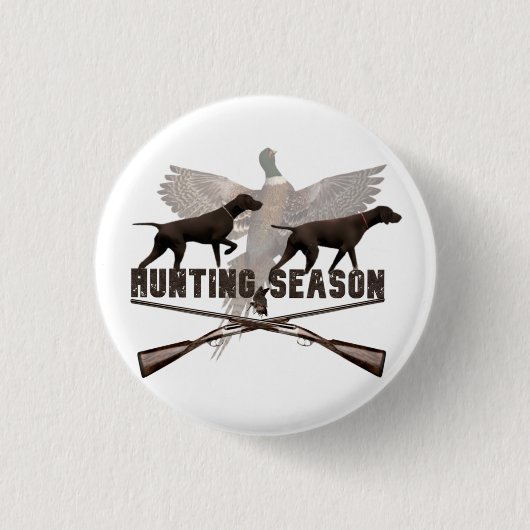 Jagdsaison Button (Vorderseite)
