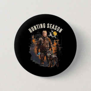 Jagdsaison Camouflage Jagd Trump Ente Jagd Tu Button
