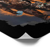 Jagdsaison Camouflage Jagd Trump Ente Jagd Tu Poster (Ecke)