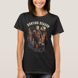 Jagdsaison Camouflage Jagd Trump Ente Jagd Tu T-Shirt