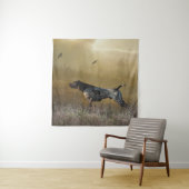 Jagdsaison , deutscher Kurzzeiger Wandteppich (Beispiel)