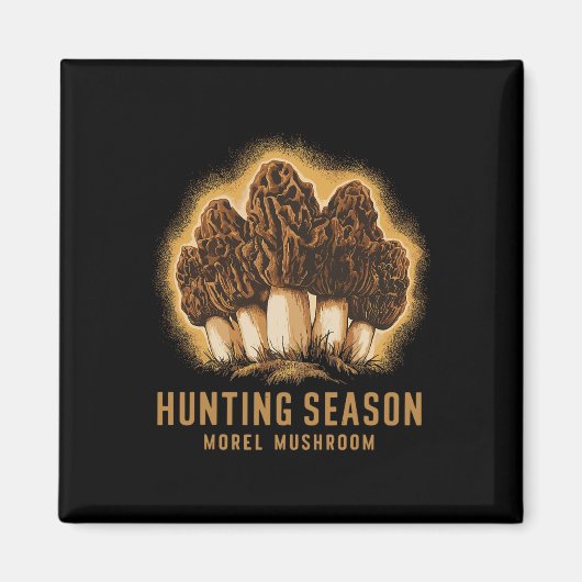 Jagdsaison Funny Morel Pilz Forming Magnet (Vorne)