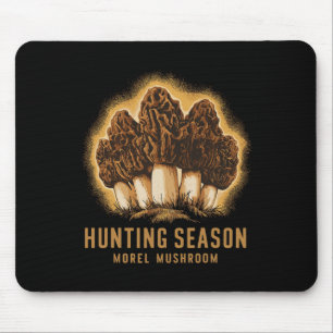 Jagdsaison Funny Morel Pilz Forming Mousepad