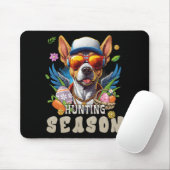 Jagdsaison Hirsch Ostern Ei Mousepad (Mit Mouse)