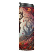 Jagdsaison Hirschwald Thermosbecher (Nach rechts gedreht)