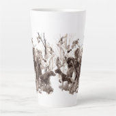 Jagdsaison Milchtasse (Vorderseite)