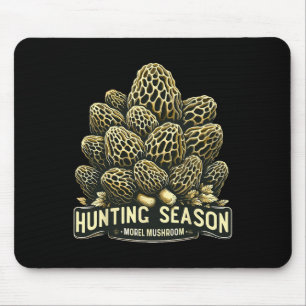 Jagdsaison Morel Mushroom Futter Mousepad