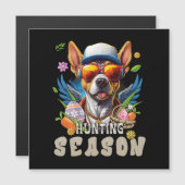 Jagdsaison Ostereier Magnetkarte (Vorne/Hinten)