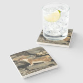 Jagdschaf Steinuntersetzer (Seitenansicht)