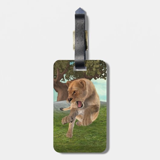 Jagdschlösser Gepäckanhänger (Rückseite vertikal)