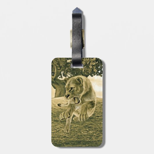 Jagdschlösser Gepäckanhänger (Rückseite vertikal)