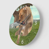 Jagdschlösser Große Wanduhr (Winkel)