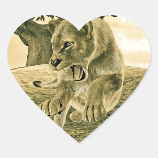 Jagdschlösser Herz-Aufkleber (Vorderseite)