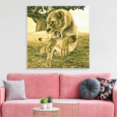 Jagdschlösser Leinwanddruck (Insitu (Wohnzimmer))