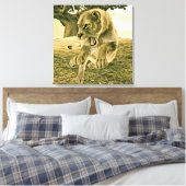 Jagdschlösser Leinwanddruck (Insitu (Schlafzimmer))