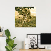 Jagdschlösser Poster (Heimbüro)