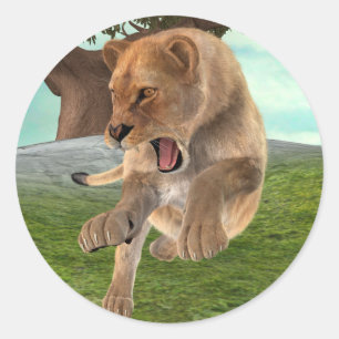 Jagdschlösser Runder Aufkleber