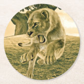 Jagdschlösser Runder Pappuntersetzer (Vorderseite)