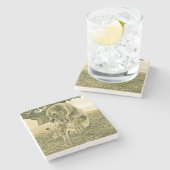 Jagdschlösser Steinuntersetzer (Seitenansicht)