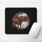 Jagdschokolade Labrador Mousepad (Mit Mouse)