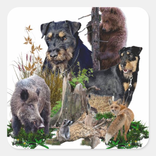 Jagdschrecker Apache / Renbrad. Aufkleber (Vorderseite)
