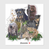 Jagdschrecker Apache / Renbrad. Aufkleber (Blatt)