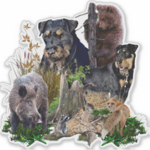 Jagdschrecker Apache / Renbrad. Aufkleber
