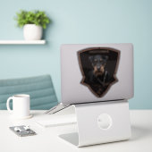 Jagdschrecker Aufkleber (Laptop auf Schreibtisch)