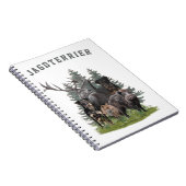 Jagdschrecker Aufkleber Außenkissenglas Untersetze Notizblock (Rechte Seite)