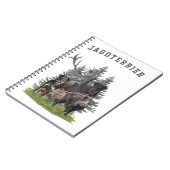 Jagdschrecker Aufkleber Außenkissenglas Untersetze Notizblock (Linke Seite)