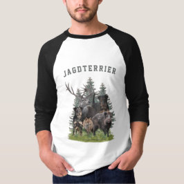 Jagdschrecker Aufkleber Außenkissenglas Untersetze T-Shirt