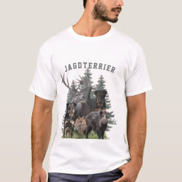 Jagdschrecker Aufkleber Außenkissenglas Untersetze T-Shirt