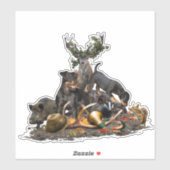 Jagdschrecker, Deutscher Jagdterrier Aufkleber (Blatt)