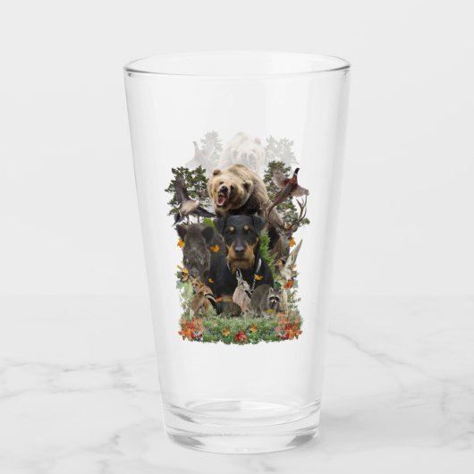 Jagdschrecker, Deutscher Jagdterrier Glas (Vorderseite)