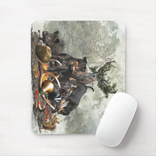 Jagdschrecker, Deutscher Jagdterrier Mousepad (Mit Mouse)